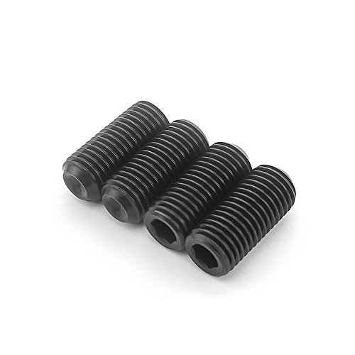 500 adet M3 (3mm) Siyah Alaşımlı Çelik Grade12. 9 Yüksek Çekme Fincan Noktası Grub Hex Soket Seti Vidalar DIN916 (M3 x 4mm)