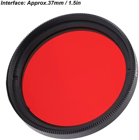 xiji Tam Renkli Lens Filtresi, Su geçirmez Tam Renkli SLR Kamera Lens Filtresi Kamera için Yağ Geçirmez (kırmızı)
