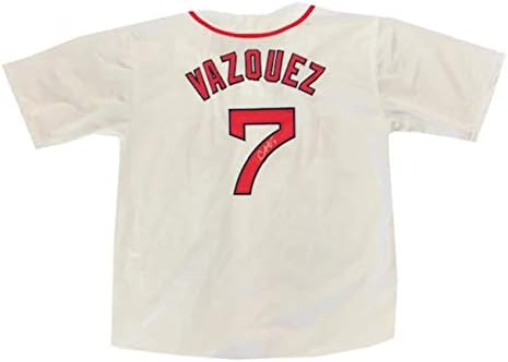 Christian Vazquez İmzalı Boston Red Sox Forması