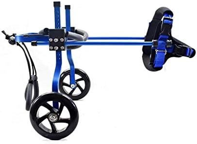FMOGG Pet Tekerlekli Sandalye, Kedi ve Köpek Arka Ekstremite Sakatlık Küçük Pet Moped 2 Tekerlek Ayarlanabilir, Rehabilitasyon