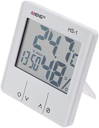 FENXİXİ Kapalı LCD Elektronik Sıcaklık Nem Ölçer Dijital Termometre Higrometre Hava İstasyonu çalar Saat