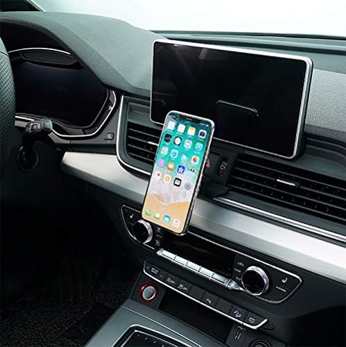 Beerte telefon tutucu fit için Audi Q5 2018 2019 2020, Ayarlanabilir Hava Firar, Araba Dashboard Cep Telefonu Dağı, karbon Fiber