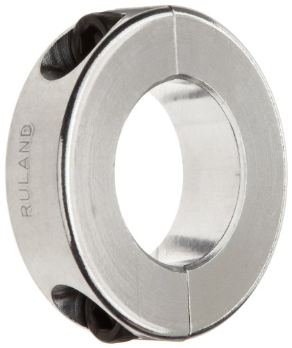 Ruland MSP-35-A Two-Piece Clamping Shaft Collar, Alüminyum, Metrik, 35 mm Çap, 57 mm OD, 15 mm Genişlik