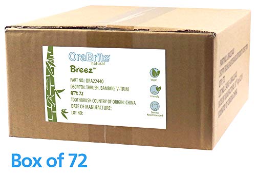 OraBrite ® Natural Breez™ V-Trim Bambu Diş Fırçası Kutusu 72