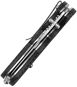 GGODOR Pocket Knife Çok Amaçlı 8Cr13Mov Astar Kilidi Katlanır Bıçak Damla Noktası Bıçak ve FRN Kolu acil pocket knife Cam Kesici