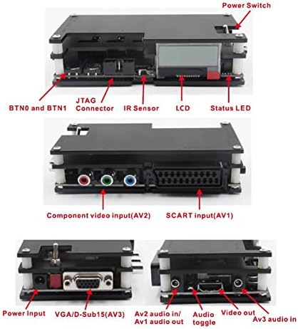 Zunate Açık Kaynak Tarama Dönüştürücü, SCART Bileşeni ve VGA HDMI Retro Oyun için, tarama Hattı VGA HDMI / DVI Video Dönüştürücü