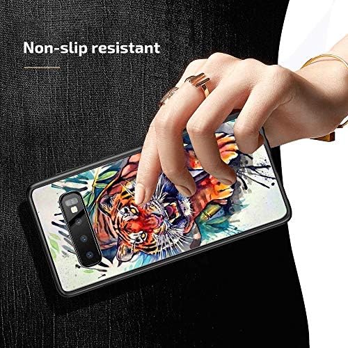 Asya Kaplan Samsung Galaxy S10 + Telefon Kılıfı Siyah TPU Kauçuk Koruyucu Cep Telefonu samsung kılıfı Galaxy S10 Artı Kaymaz