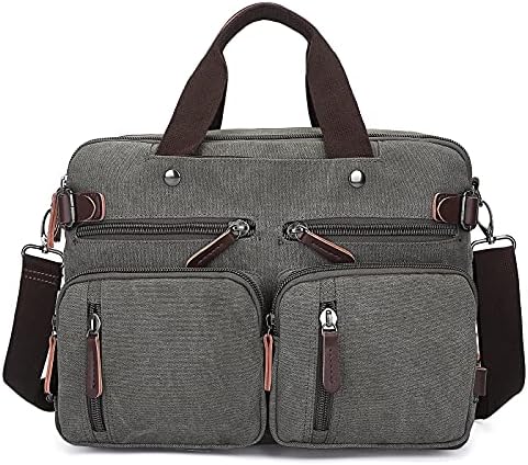 Augus Erkek kanvas askılı çanta Vintage 14 laptop çantası Çanta Iş Evrak Çantası omuzdan askili çanta Kadın Sırt Çantası Seyahat
