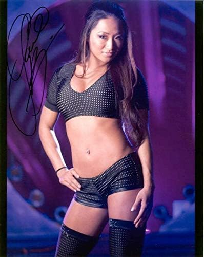 Gail Kim İmzalı Güreş 8x10-TNA Vücut