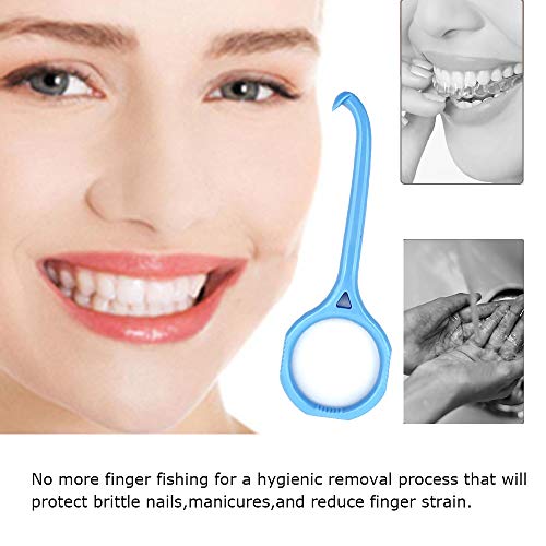 Görünmez Çıkarılabilir Diş Telleri için 4 Adet Sökücü Aracı Temizle Hizalayıcı Temizleme Aracı (Temizle)