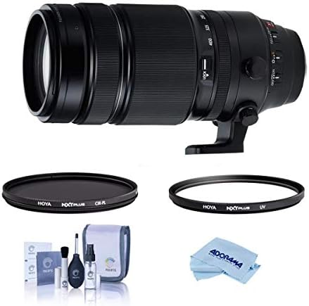 Fujifilm XF 100-400mm F4. 5-5. 6 R LM OIS WR Lens - Paket ile Hoya 77mm 10-Katmanlı HMC UV Filtre, Hoya 77mm HMC Dairesel Polarize