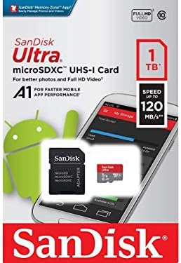 Ultra 1 TB microSDXC Çalışır için ZTE Z999 Artı SanFlash ve SanDisk tarafından Doğrulanmış (A1/C10/U1/8 k / 120MBs)