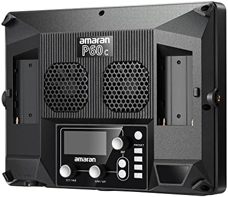 Aputure Amaran P60C RGBWW 60 w Led video ışığı 5900lux@1 m 2500 K-7500 K CRI95 + TLCI97 gün ışığı Sıdus Bağlantı APP kontrolü