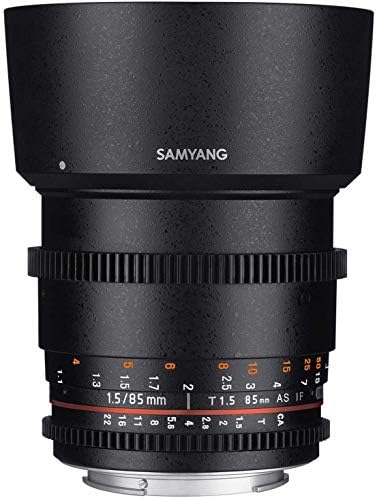 Samyang 85mm T1.5 VDSLR II Manuel Odaklama Video Lens için Micro Four Thirds Kamera