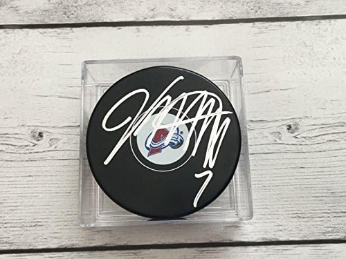 John Mitchell İmzalı İmzalı Colorado Çığ Hokey Diski a-İmzalı NHL Diskleri