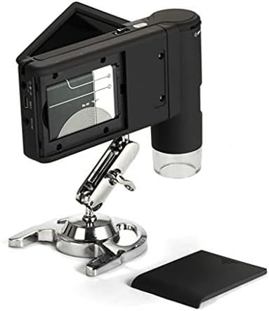LLRYN 500X Mobil Dijital Mikroskop 3 LCD 5MP HD Katlanabilir USB Lityum Pil 8 LED PC Büyüteç Kamera Araçları