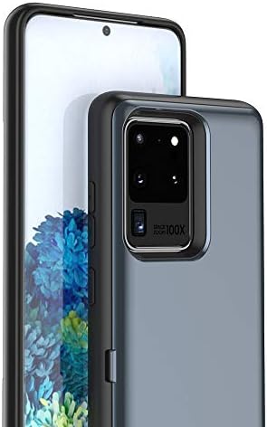 SKİNU Galaxy S20 Kılıf Cüzdan Siyah Gizli Kredi Kartı Tutucu Kimlik Yuvası ile Sert Kapak, Kayış, Ayna ve USB Adaptörü Samsung