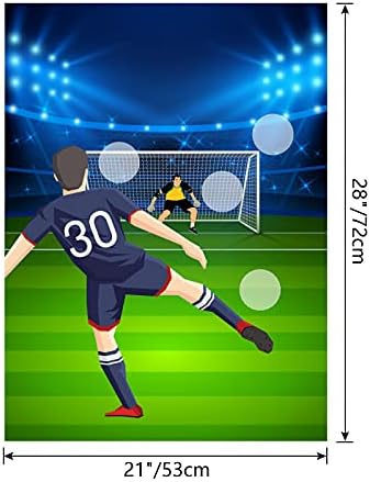 ELECLAND Çocuklar için Futbol Oyunu Pin, Futbol Topu Çıkartmaları ile Hedefe Futbol Pin, Futbol Parti Oyunları Sınıf Etkinlikleri