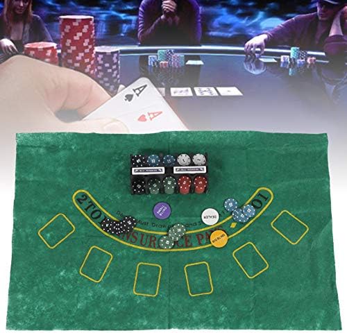 PBOHUZ 200 Pcs Dijital Cips Poker Seti ile Taşıma Demir Kılıf Aksesuarları için Casino Oyunu Cips Poker Seti