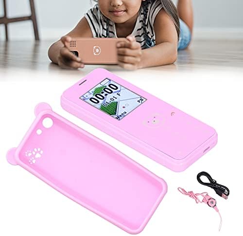 Kafuty-1 Mini Öğrenciler Cep Telefonu, Hiçbir Mobil Oyunlar, taşınabilir Sevimli 1.77 in Ekran 32 MB + 32 MB 2G GSM Çift Kart