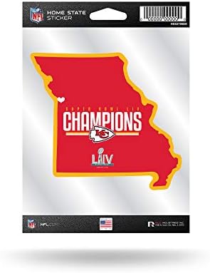NFL Rıco Industrıes LIV Home State Çıkartması, Super Bowl Şampiyonu LIV - Kansas City Chiefs