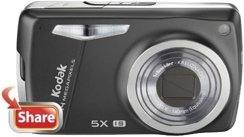 Kodak Easyshare M575 14 MP Dijital Fotoğraf Makinesi 5x Geniş Açılı Optik Zoom ve 3.0 inç LCD (Gece Yarısı Siyahı)