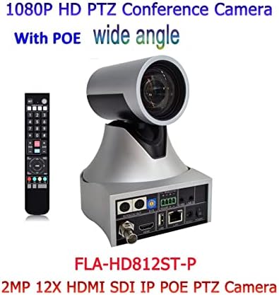 HUACHEN-LS Video Konferans Kamera Tam HD1080P Mahkemesi Video Konferans POE IP PTZ Kamera 12x Zoom ile HDMI 3G-SDI Arayüzü için
