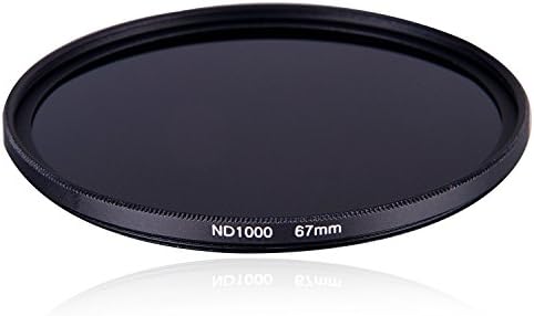 QKOO 67mm ND1000 Filtre Profesyonel Fotoğrafçılık Ultra Ince Nötr Yoğunluk ND 1000 67mm Nikon Canon Sony DSLR Kamera Aksesuarları