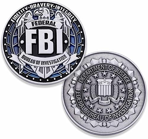 Aveshop Koleksiyon Sembolleri FBI Ch Cn Federal Soruşturma Bürosu (Bu Nişanlar Koleksiyonunuzu Mükemmel Bir Şekilde Tamamlayacaktır)