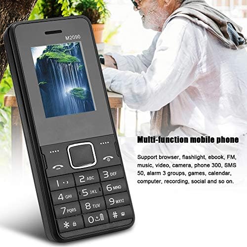 ASHATA M2090 1.7 in Ekran 3000 mAh Çift Kart Çift Bekleme Cep Telefonu Whatsapp ile Çok Fonksiyonlu Cep Telefonu 100-240 V ABD