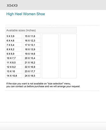 DT Etiketler Çıkartmaları Çıkartması Yüksek Topuk Kadın Ayakkabı 5 X 3,9