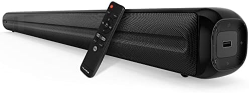 120W Soundbar, TV için VİLİNİCE 39 İnç Ses Çubukları, 2.0 CH TV Ses Çubuğu Kablolu ve Kablosuz Bluetooth 5.0, Dahili Subwoofer,