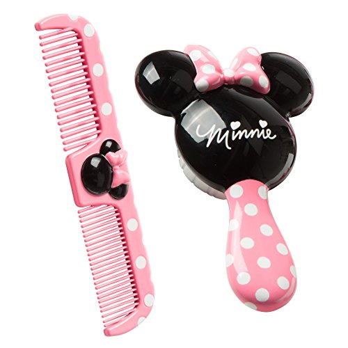 Disney Bebek Minnie Saç Fırçası ve Geniş Diş Tarak Seti