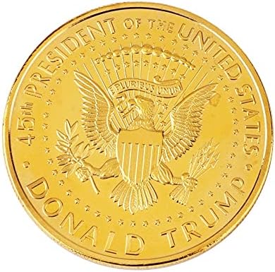 Donald Trump Altın Sikke, 2017 Altın Kaplama Koleksiyon Sikke, 45th Başkan-6 Paket