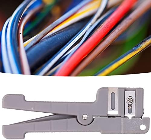 Kablo Striptizci, 0-3.2 mm Koaksiyel Tel için PVC Yatay Fiber Optik Mini Manuel Sıyırma Aleti