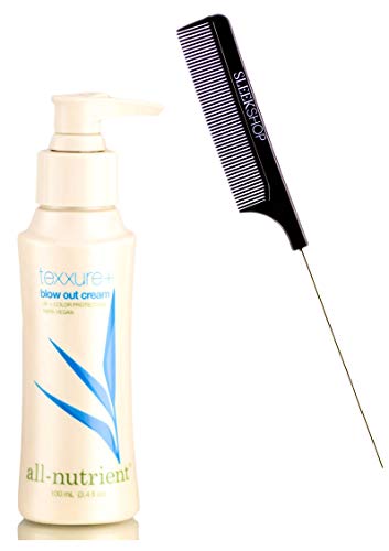 Tamamen Besleyici Texxure + Üfleme Kremi, Ağırlıksız Tutma, Saçları Yumuşatmak için Nemlendirici Şekillendirme Dokusu Kremi (w/