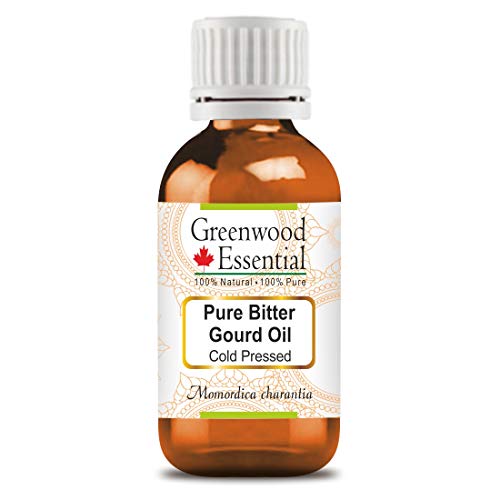 Greenwood Uçucu Saf Acı Kabak Yağı (Momordica charantia) Cam Damlalık ile 100 % Doğal Terapötik Sınıf Soğuk Preslenmiş Kişisel