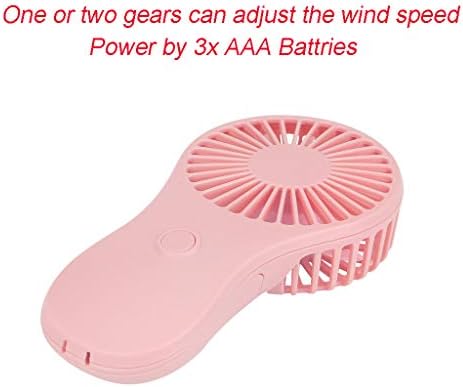 Rhfemd Yaz Mini Taşınabilir Cep Fan Serin Hava El Seyahat Soğutucu Soğutma Mini Hayranları Tarafından Güç 3x AAA Pil