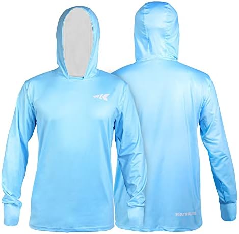 KastKing erkek Hoodie Gömlek UPF 50 Uzun Kollu Balıkçılık Gömlek UV Koruma Gömlek