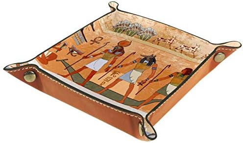 Antik Mısır sahne saklama kutusu küp sepet kovaları konteynerler ofis ev için