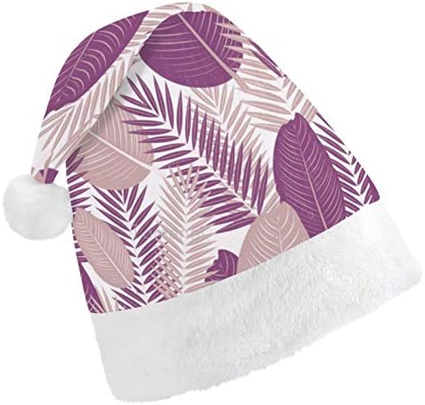 Noel Santa Şapka, Tropikal Palmiye Ağaçları Noel Tatil Şapka Yetişkinler için, Unisex Konfor Noel Şapka için Yeni Yıl Şenlikli