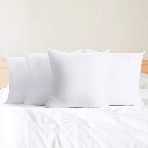Kalibre Zamanlama 18x18 Yastık Ekleme, Hipoalerjenik Kare Dekoratif Atmak Yastık Yastık Stuffer Formları Kanepe Sham-18 inç