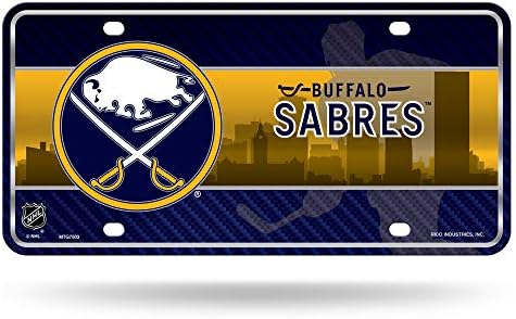 Rıco Industrıes NHL Buffalo Sabres Metal Plaka Etiketi