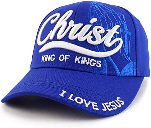 Moda Giyim Mağazası 3D Mesih Kralların Kralı İşlemeli İsa Hıristiyan Top Kapağı
