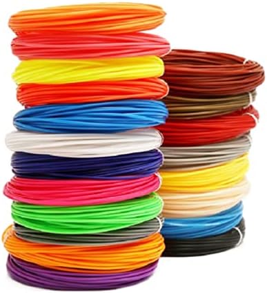 Guolarizi Metre Renk 3D 3D Renkler Her 10 Yazıcı Filament Toplam Kalem Parlak İpek Uzunluğu Örnek 5 Paket 100 m Dolum Malzeme