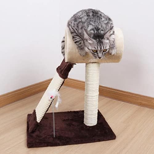 Homyl Istikrarlı Kedi tırmalama sütunu, Tırmanma Ağacı Kulesi Scratcher Fare Oyuncak Scratch Direkleri, yetişkin Kediler Aktivite