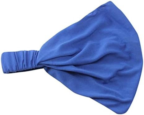ASZX Katı Geniş Spor Yoga Bantlar Kadın Erkek Hafif Bandana Elastik Hairbands Türban 113 (Renk: 05, Boyutu: Bir Boyut)