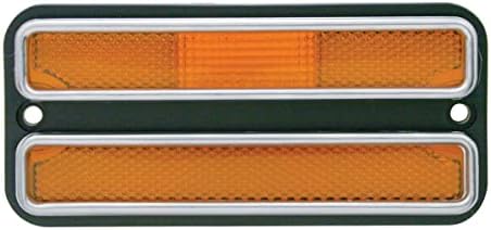 1968-72 Chevy ve GMC Kamyon için Paslanmaz Çelik Kaplamalı United Pacific Deluxe Side Marker Işık