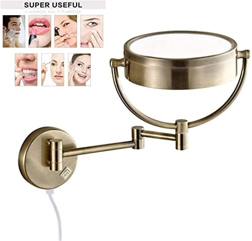 XKUN Ayna, Banyo Streç 360 ° Dönen Tıraş Kozmetik Soyunma Lens Askı Anahtarı