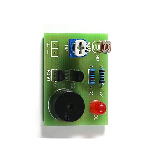 1 adet Işığa Duyarlı Ses ışık Alarmı DIY Kiti Elektronik Üretim Buluş Montaj Ses ve ışık sensörü Modülü